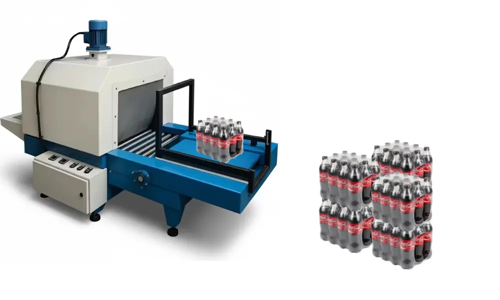 عملکرد دستگاه شیرینگ پک نوشابه چگونه است؟-افراصنعت
